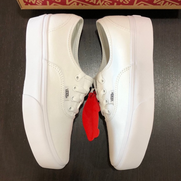 Vans Authentic Platform Mono White - Picture 8 of 8